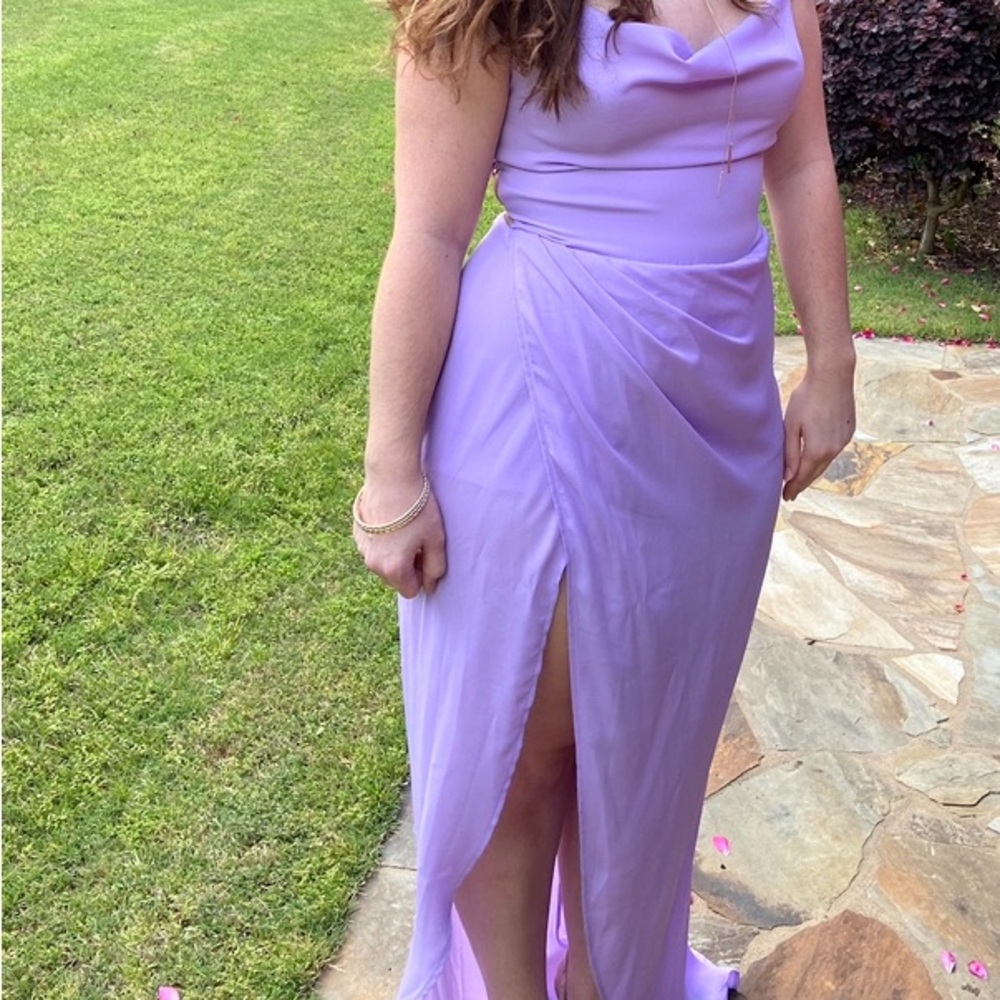 Lavender midi Lucy in the sky dress